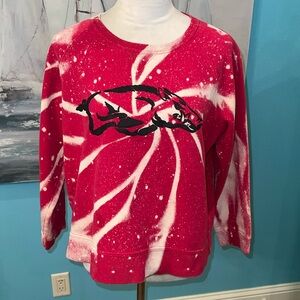 Arkansas Razorbacks Cropped Hog Sweatshirt, Medium